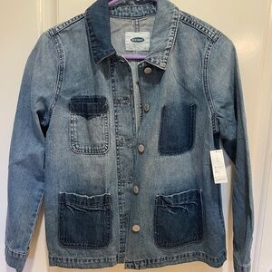 Old Navy Denim Patch Pocket Jacket - New